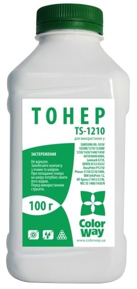 Фото - Тонер для заправки картриджа Colorway Samsung ML1210/1250 (100 г) (TS-1210) Фото - Тонер для заправки картриджа Colorway Samsung ML1210/1250 (100 г) (TS-1210)