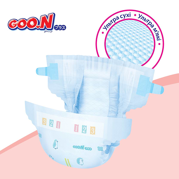 Фото - Одноразовые подгузники Goo.N Plus (М, 6-11 кг, 56 шт.) (21000628)