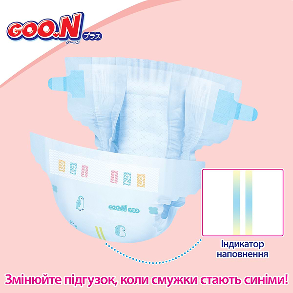 Фото - Одноразовые подгузники Goo.N Plus (М, 6-11 кг, 56 шт.) (21000628)