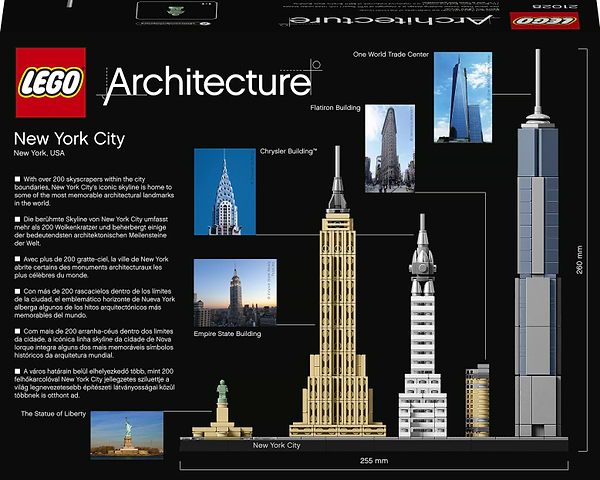 Фото - Конструктор LEGO Architecture Нью-Йорк (21028)