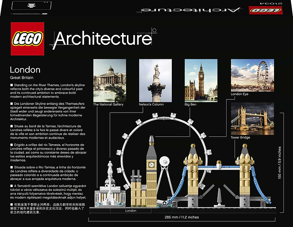 Фото - Конструктор LEGO Architecture Лондон (21034)