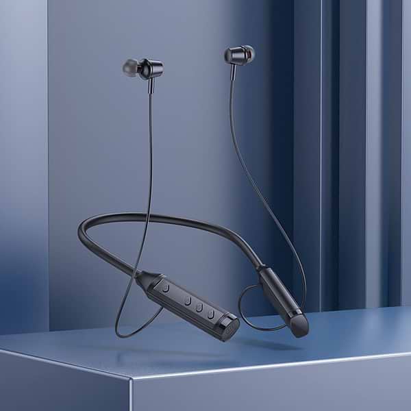 Фото - Наушники вкладыши беспроводные BOROFONE BE66 Motor neck-mounted Black (6941991109140)