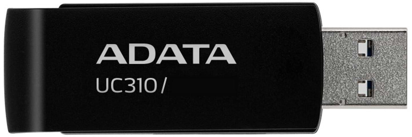 Флеш USB ADATA USB 3.2 UC310 64Gb Black (UC310-64G-RBK)