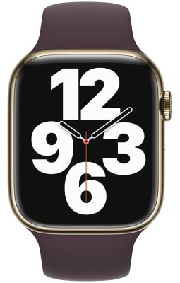 Ремешок для смарт-часов Apple 45mm Dark Cherry Sport Band - Regular (MKV13ZM/A)