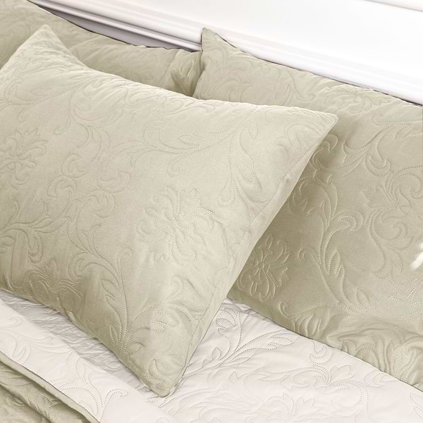 Фото - Набор покрывало + наволочки двуспальный ТЕП Vintage 180х240 Бежевый/Аравийская ночь (4-00509_21069)