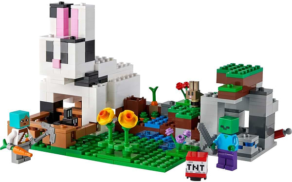 Фото - Конструктор LEGO Minecraft Кроличье ранчо (21181)
