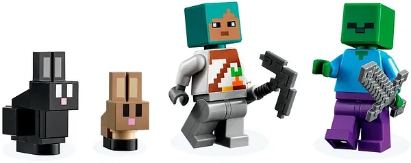 Фото - Конструктор LEGO Minecraft Кроличье ранчо (21181)