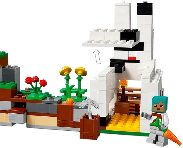 Фото - Конструктор LEGO Minecraft Кроличье ранчо (21181)