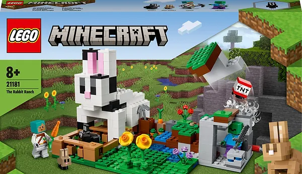 Фото - Конструктор LEGO Minecraft Кроличье ранчо (21181)