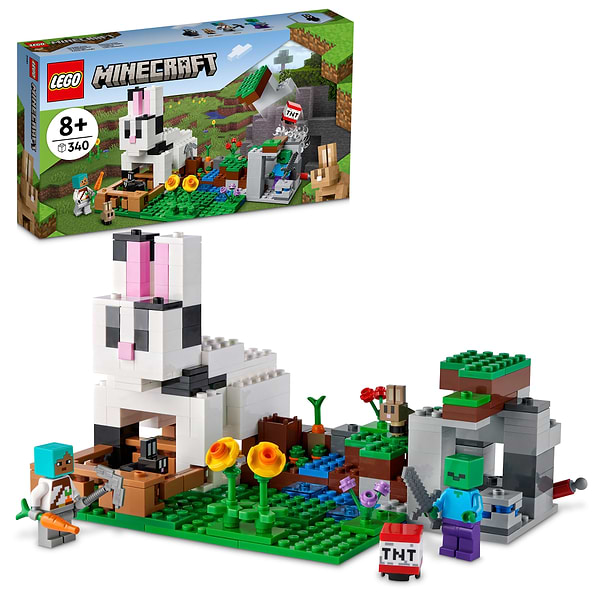 Фото - Конструктор LEGO Minecraft Кроличье ранчо (21181)