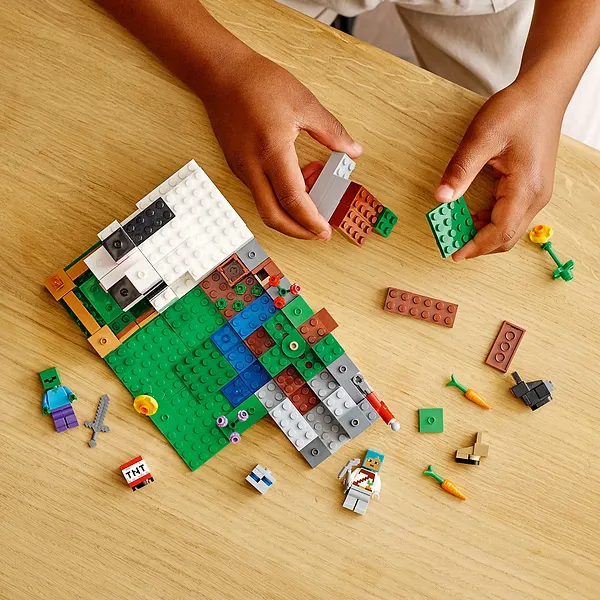 Фото - Конструктор LEGO Minecraft Кроличье ранчо (21181)