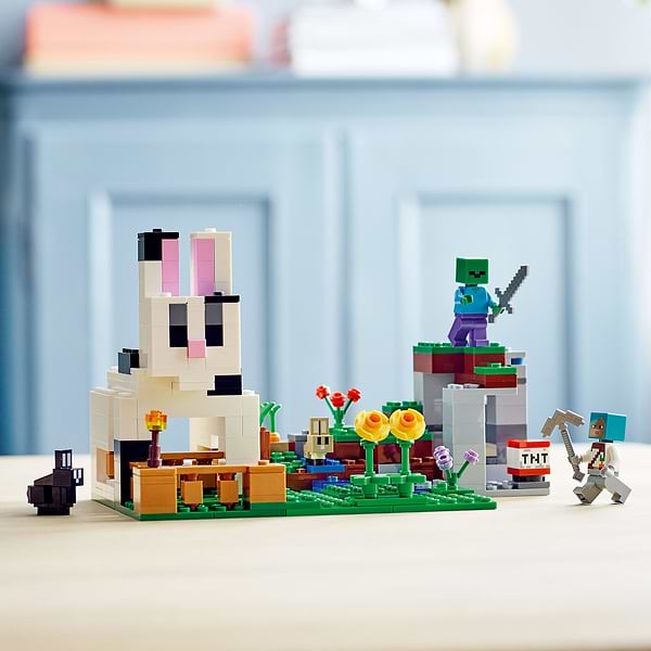 Фото - Конструктор LEGO Minecraft Кроличье ранчо (21181)