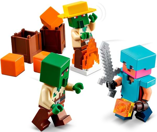 Фото - Конструктор LEGO Minecraft Заброшенная деревня (21190)