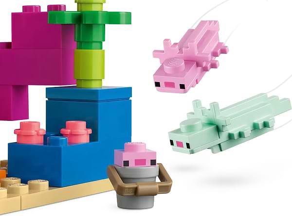 Фото - Конструктор LEGO Minecraft Дім-Аксолотль (21247)