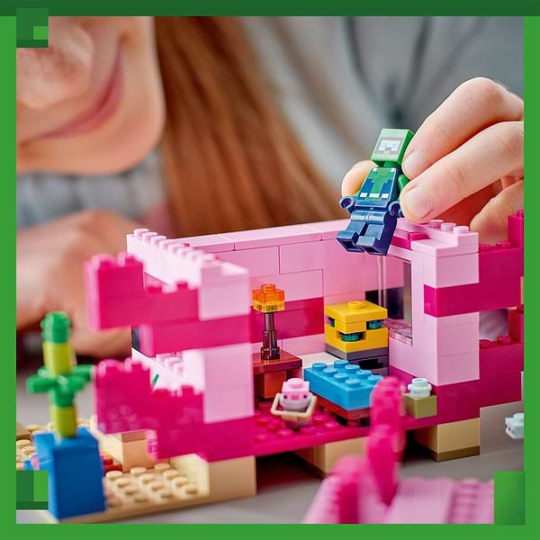 Фото - Конструктор LEGO Minecraft Дім-Аксолотль (21247)