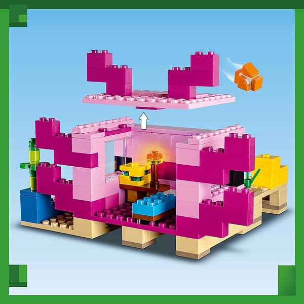 Фото - Конструктор LEGO Minecraft Дім-Аксолотль (21247)