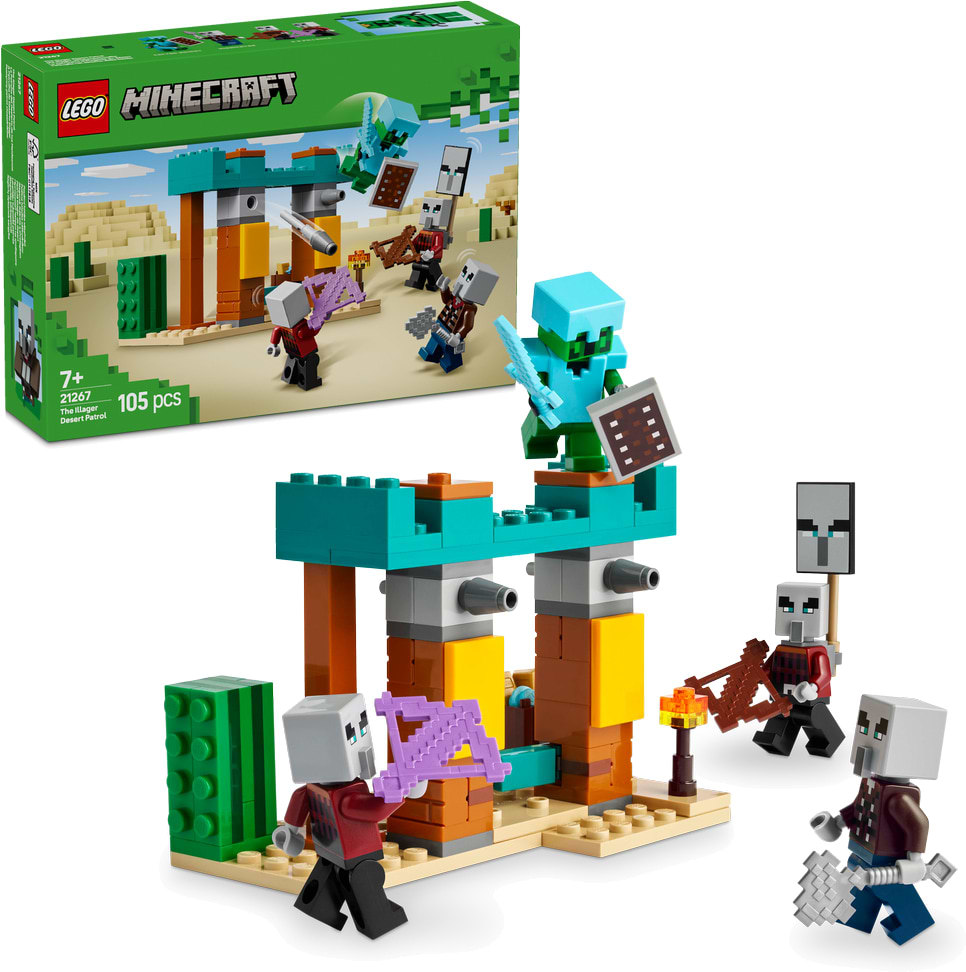 Конструктор LEGO Minecraft Пустельний патруль розбійника (21267) - Фото 1