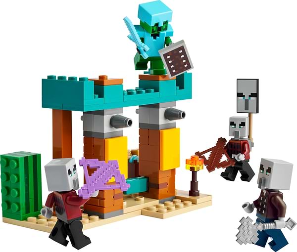 Фото - Конструктор LEGO Minecraft Пустынный патруль разбойника (21267)
