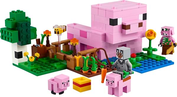 Фото - Конструктор LEGO Minecraft Будинок для поросят (21268)