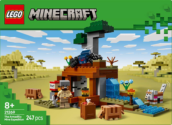 Фото - Конструктор LEGO Minecraft Шахтная экспедиция «Броненосец» (21269)