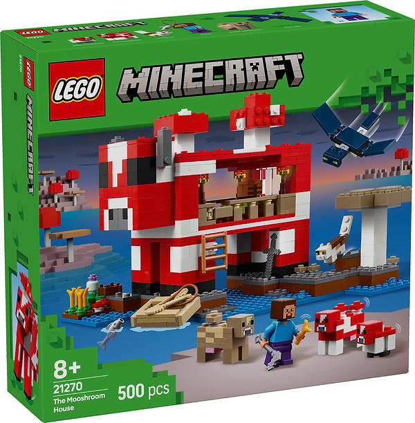 Фото - Конструктор LEGO Minecraft Грибний будинок (21270)