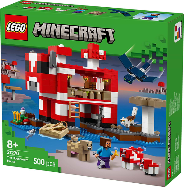 Фото - Конструктор LEGO Minecraft Грибний будинок (21270)