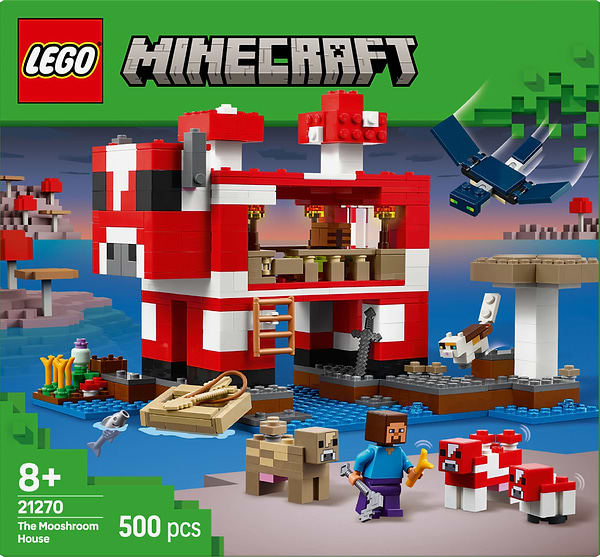Фото - Конструктор LEGO Minecraft Грибний будинок (21270)