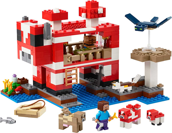 Фото - Конструктор LEGO Minecraft Грибний будинок (21270)