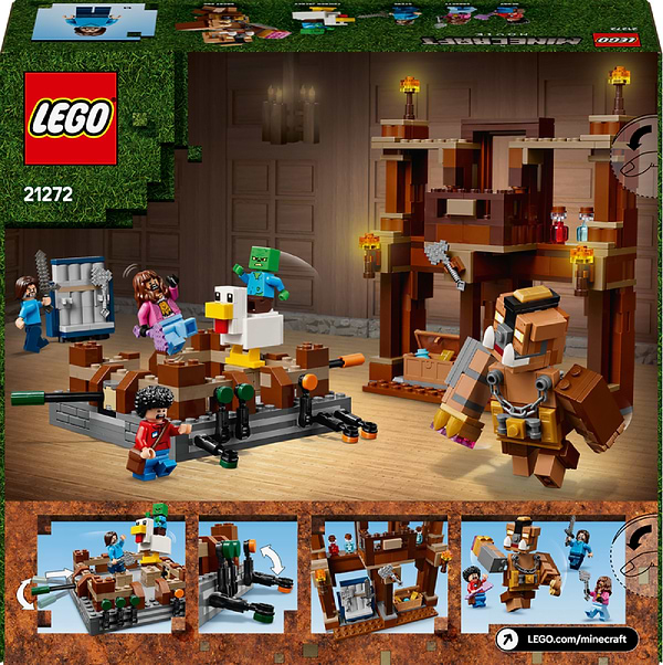 Фото - Конструктор LEGO Minecraft Бойцовский ринг в лесном имении (21272)