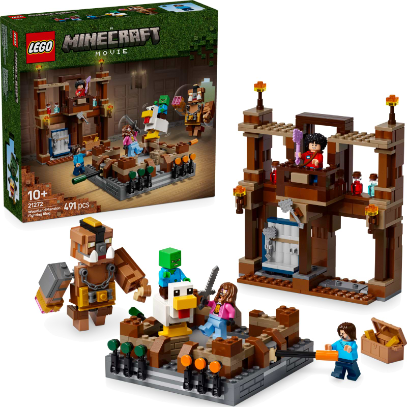 Конструктор LEGO Minecraft Бійцівський ринг у лісовому маєтку (21272) - Фото 1