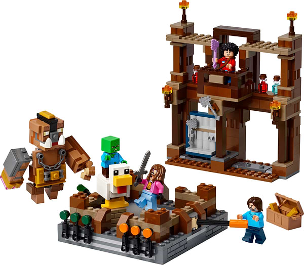 Фото - Конструктор LEGO Minecraft Бойцовский ринг в лесном имении (21272)