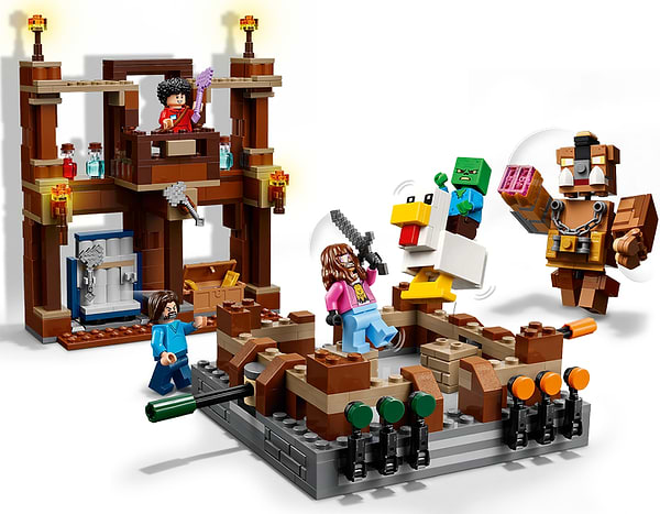 Фото - Конструктор LEGO Minecraft Бойцовский ринг в лесном имении (21272)