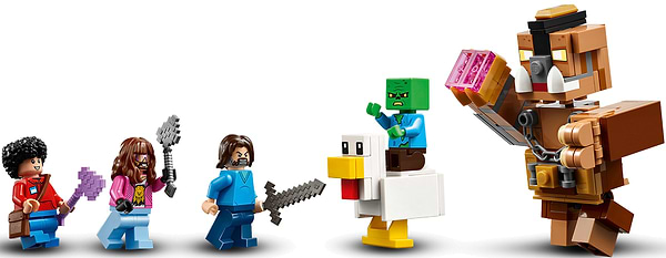 Фото - Конструктор LEGO Minecraft Бойцовский ринг в лесном имении (21272)
