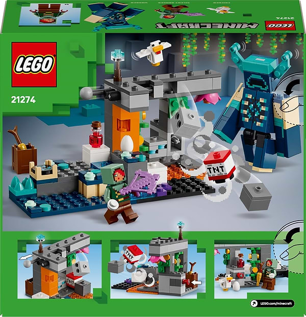 Фото - Конструктор LEGO Minecraft Встреча с Боронителем (21274)