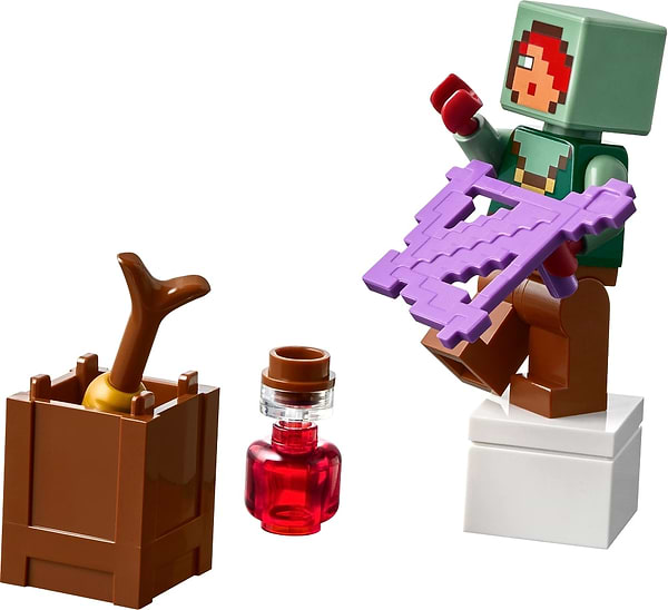 Фото - Конструктор LEGO Minecraft Встреча с Боронителем (21274)