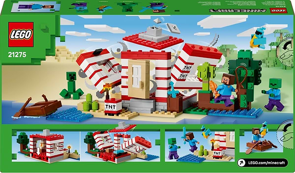 Фото - Конструктор LEGO Minecraft Дом из взрывчатки в джунглях (21275)