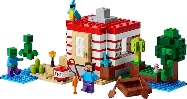 Фото - Конструктор LEGO Minecraft Дом из взрывчатки в джунглях (21275)