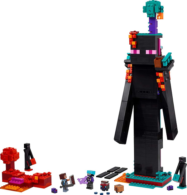 Фото - Конструктор LEGO Minecraft Башня Эндермена (21279)