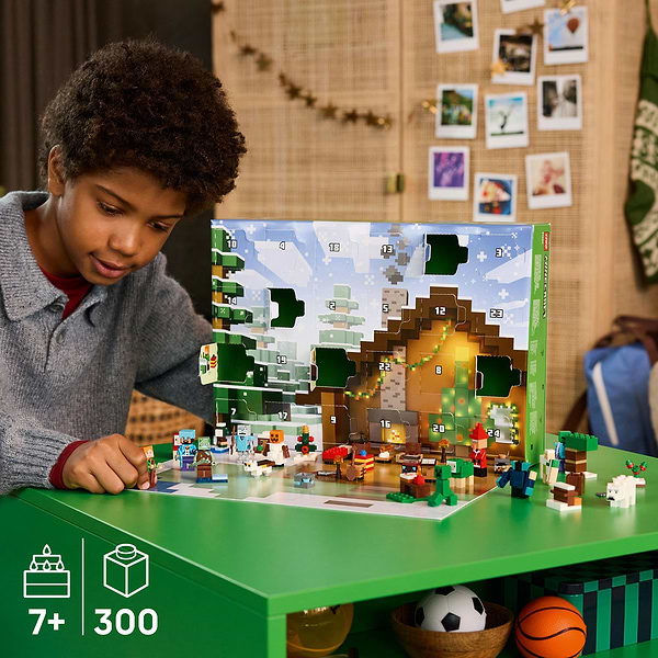 Фото - Уцінка - Конструктор LEGO Minecraft Адвент календар 2025 (21280)