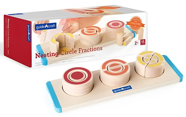 Фото - Сортер Guidecraft Manipulatives Сегменти круга (G6746)