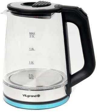 Электрический чайник ViLgrand VL1209GK Black - Фото 1