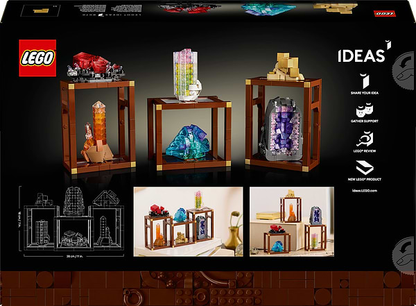 Фото - Конструктор LEGO Ideas Колекція мінералів (21362)