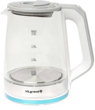Электрический чайник ViLgrand VL1209GK White - Фото 1