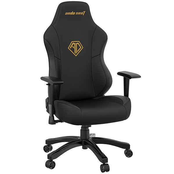 Фото - Крісло для геймерів Anda Seat Phantom 3 Size L Black & Gold (AD18Y-06-B-PVC)