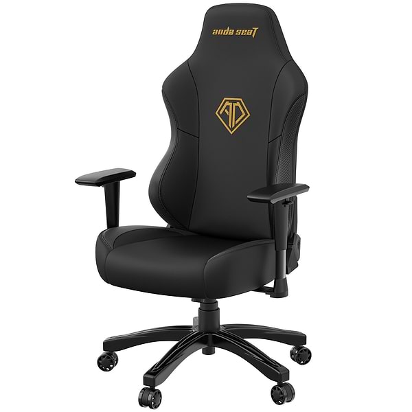 Фото - Крісло для геймерів Anda Seat Phantom 3 Size L Black & Gold (AD18Y-06-B-PVC)