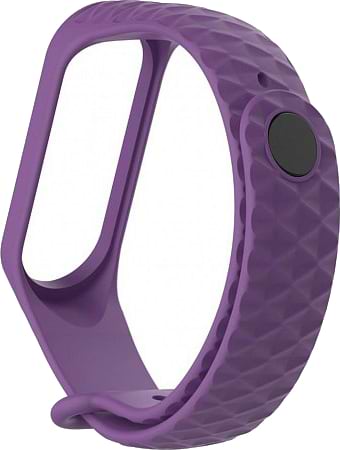Фото - Ремінець для фітнес-браслету Xiaomi Ribbed Strap for Mi Band 3 Lilac (XMB3-RIB-LIL)