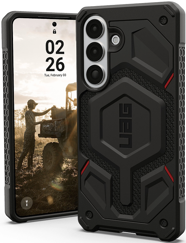 Фото - Чохол для смартфону UAG for Samsung Galaxy S26+, Monarch Pro with Magnet, Kevlar Black (214514113940)