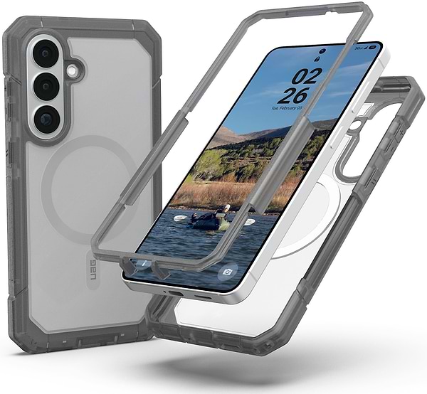 Фото - Чохол для смартфону UAG for Samsung Galaxy S26+, Trooper with Magnet, Clear/Ash (214517114G31)