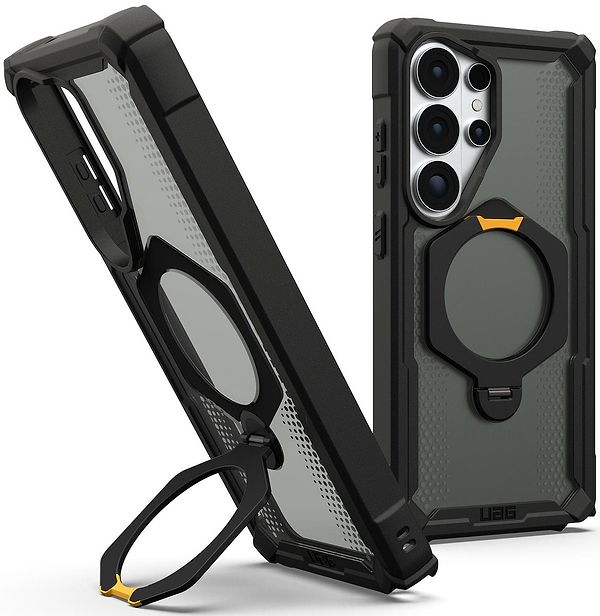 Фото - Чохол для смартфону UAG for Samsung Galaxy S26 Ultra, Plasma XTE 360 with Magnet, Black/Pop Heritage Yellow (214525114040)