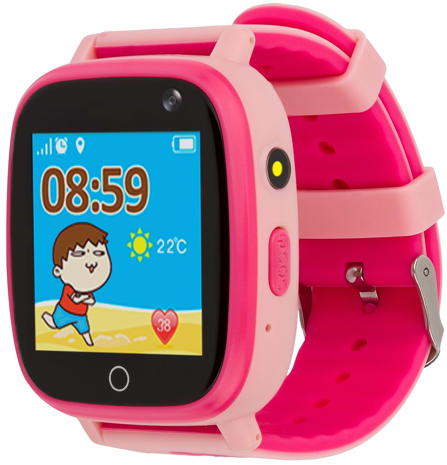 Дитячий годинник AmiGo GO001 Swimming Camera+LED Pink